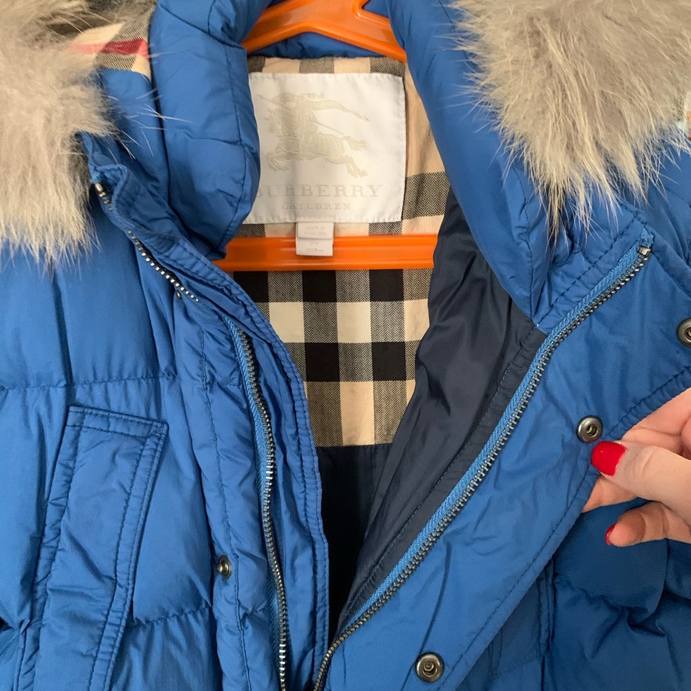 Burberry boys jacket size 7